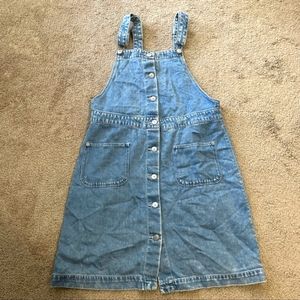 Denim Overall Dress Skirt Jumper